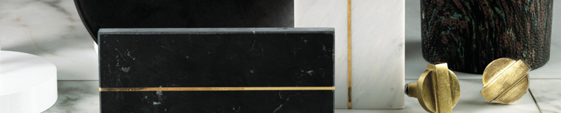 River Marble SCB-ST31-G in a black, white and gold mood board