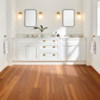 Auburn Spotted Gum SCB144 in a bathroom with a double vanity