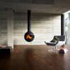 Hickory Peppercorn EW02 in a living room with a midcentury fireplace