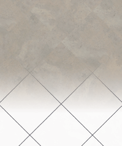 Stone LVT floor in a diamond pattern